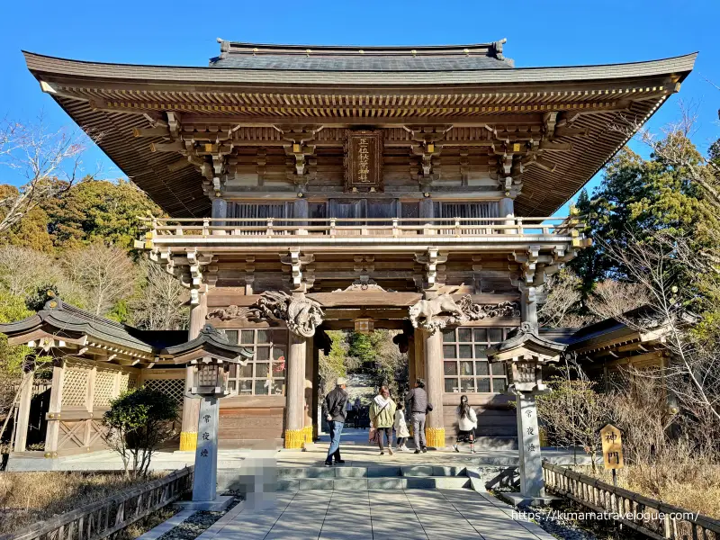 秋葉山本宮秋葉神社(46)　西ノ閽の神門Up