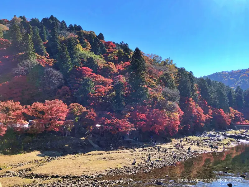 香嵐渓 (32)　巴橋からの香嵐渓風景