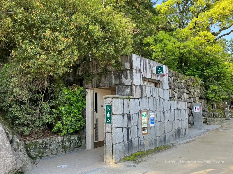 広島02　厳島神社 (5)途中のトイレ