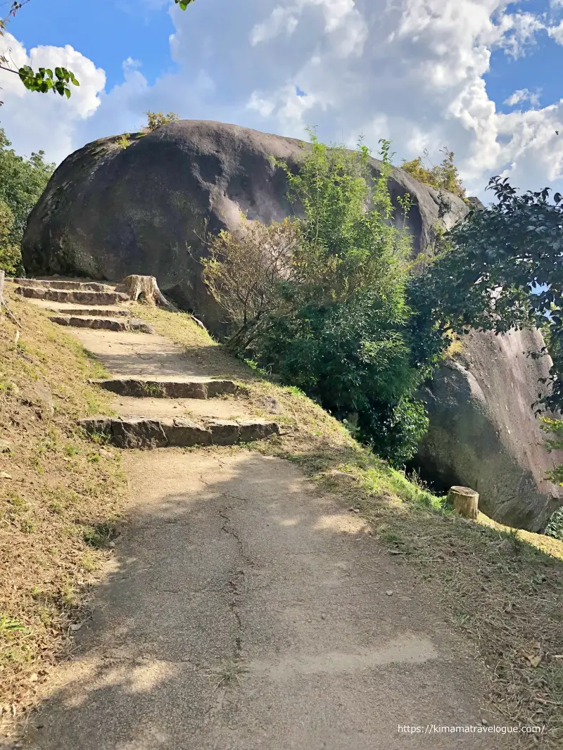 苗木城跡 (50)　馬洗岩01