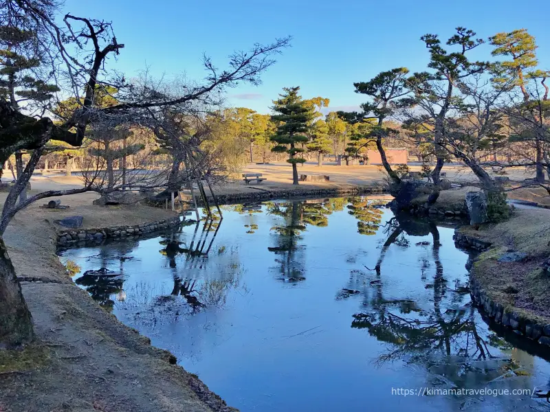 東大寺 (8)浮雲園地の池