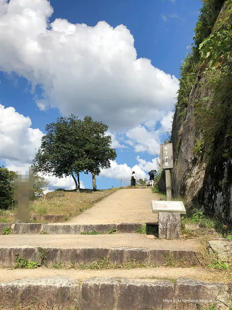 苗木城跡 (37)　坂下門跡