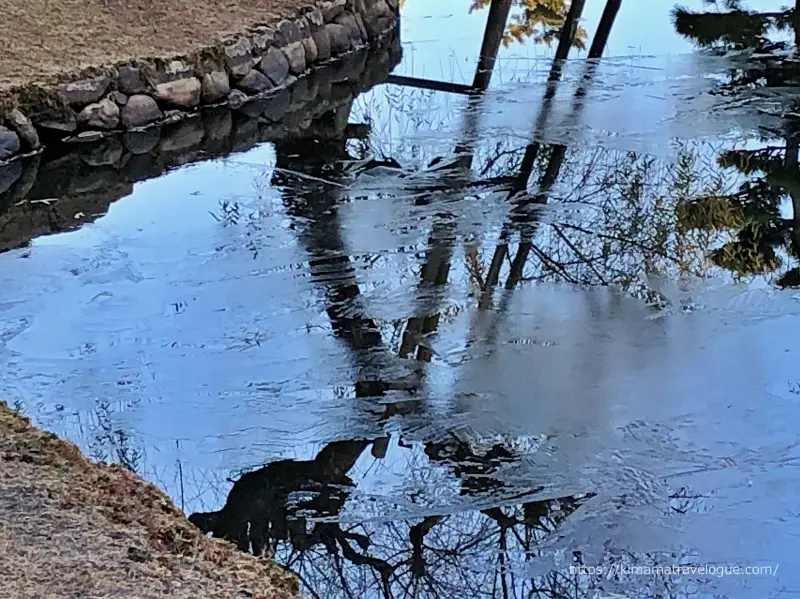 東大寺 (9)浮雲園地の池UP