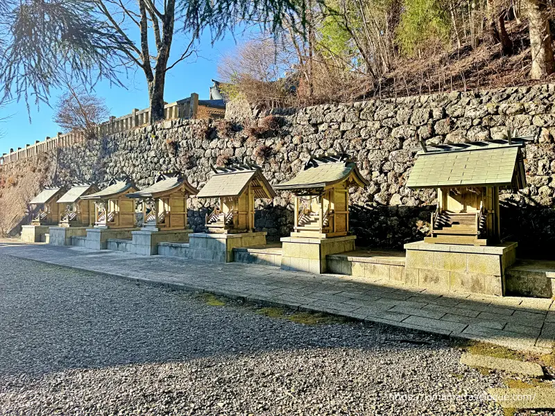 秋葉山本宮秋葉神社(93)　天神社・水神社・山姥社・小國社・風神社・白山社・山神社