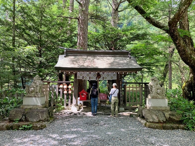 上高地34　穂高神社奥宮本殿s