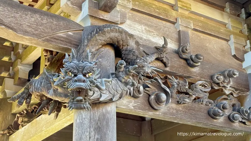 秋葉山本宮秋葉神社(53)　西ノ閽の神門東　青龍