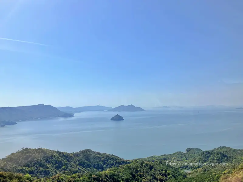 広島04　ロープウエー(18)行き景色