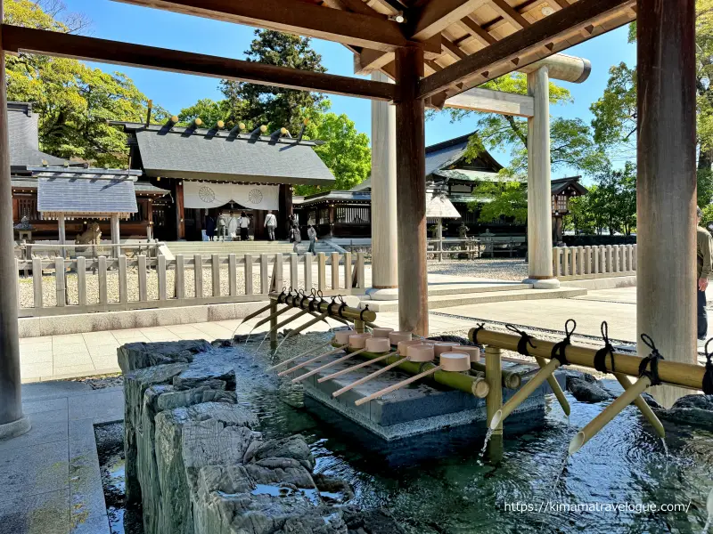 天橋立29-1　元伊勢籠神社手水舎