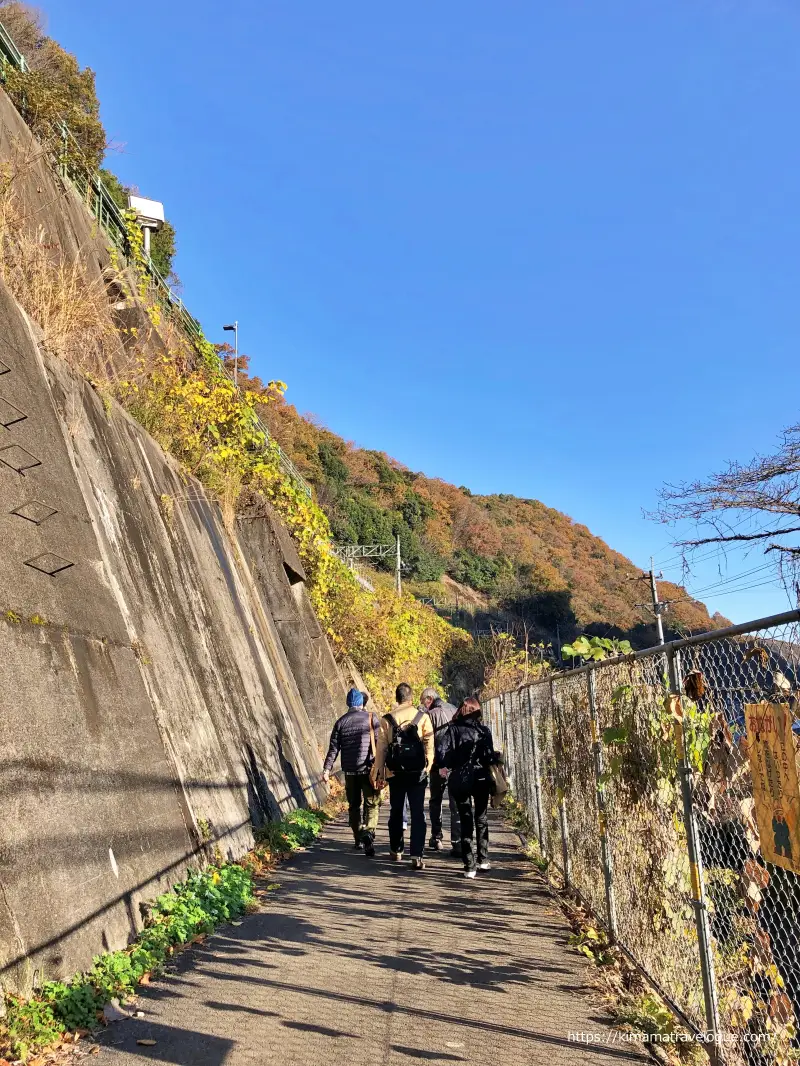 愛岐トンネル (5)　定光寺駅からの道