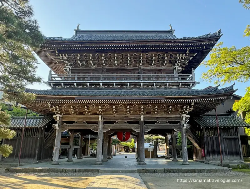 天橋立07　知恩寺　山門境内内から